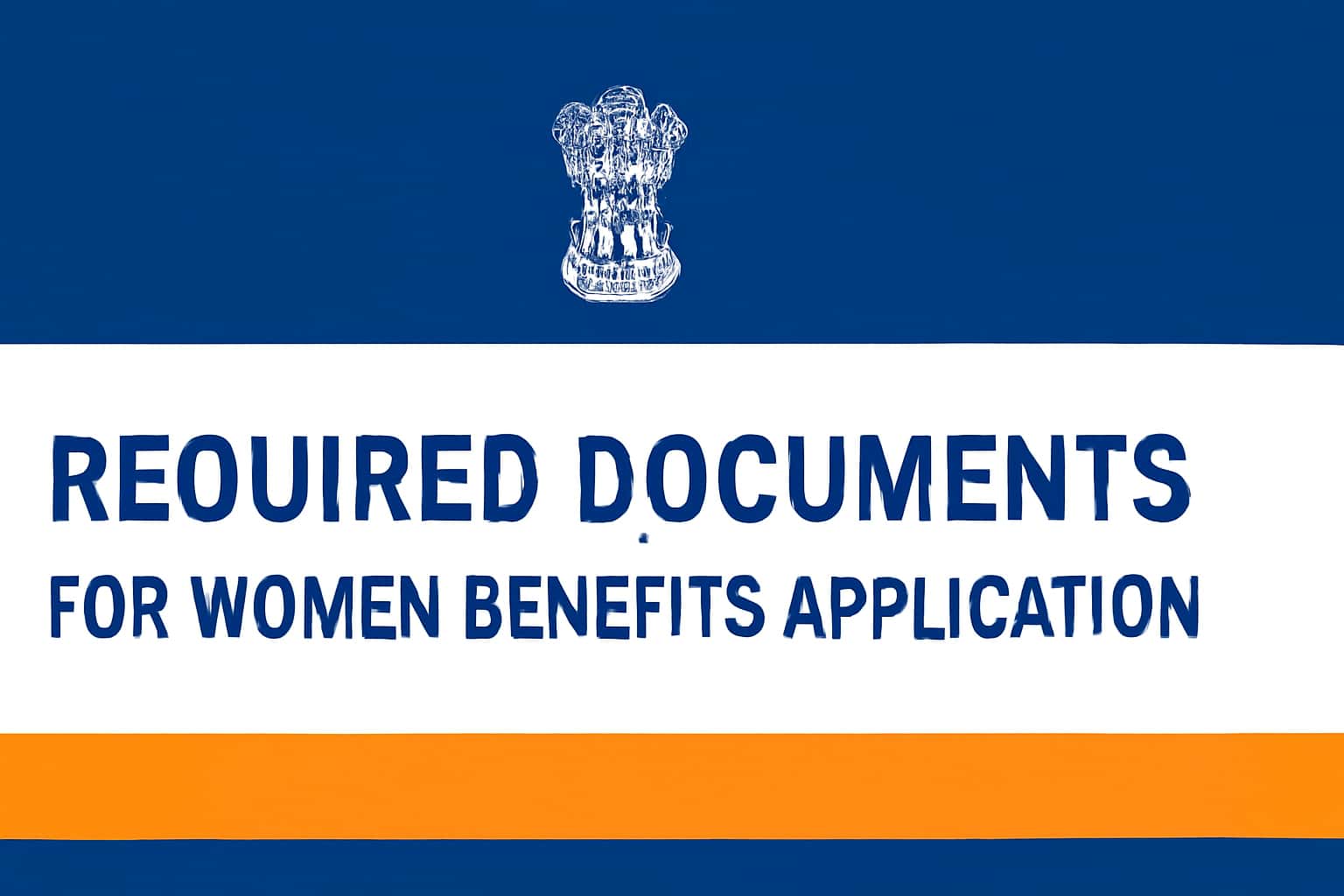 Required Documents for Women Benefits Application